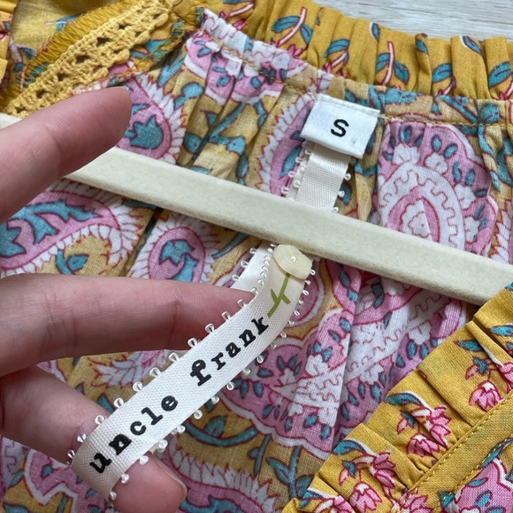 NWOT - Uncle Frank Tiered Paisley Dress - size S - Picture 3 of 6